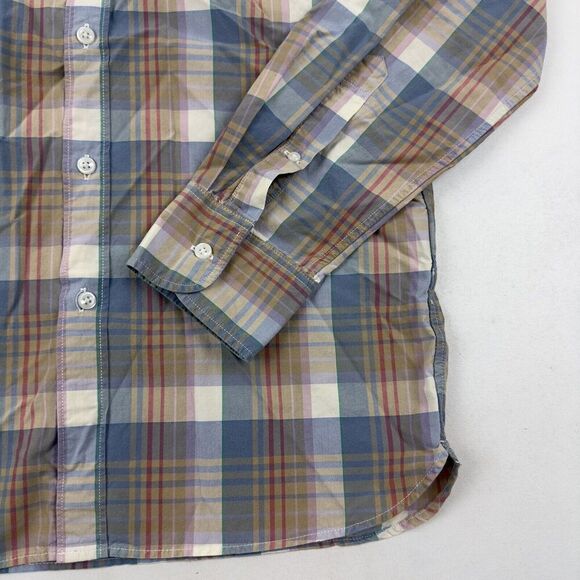 J.Crew SLIM Fit Multicolor Plaid Button Up Shirt 100% Cotton Shirting Size S L/S - Picture 7 of 11